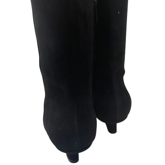 =TOTEME Suede Sharp 40 Knee High Boot Black Size 40 - Picture 4 of 6